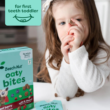 Beech-Nut Toddler Snacks, Mini Waffles with Hidden Veggies, Butternut Berry, Non-GMO, 3.2 oz Bag (7 Pack)