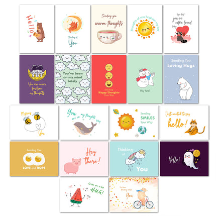 Thinking of You Cards with Envelopes, 20 Unique Design