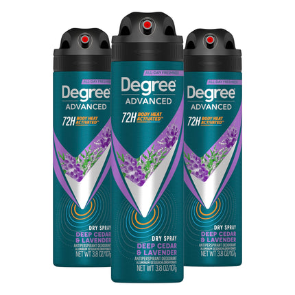 Desodorante antitranspirante en aerosol seco Cool Rush 3.8 oz, 3 unidades
