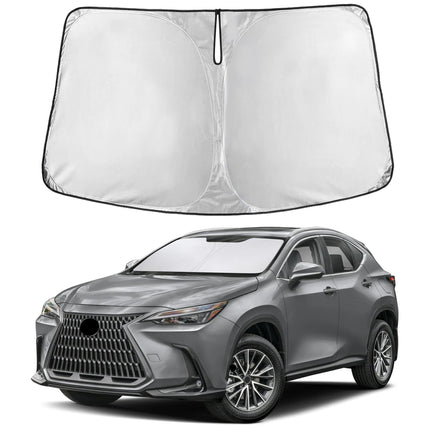 Car Front Windshield Sun Shade, Foldable Window Shade for SUVs