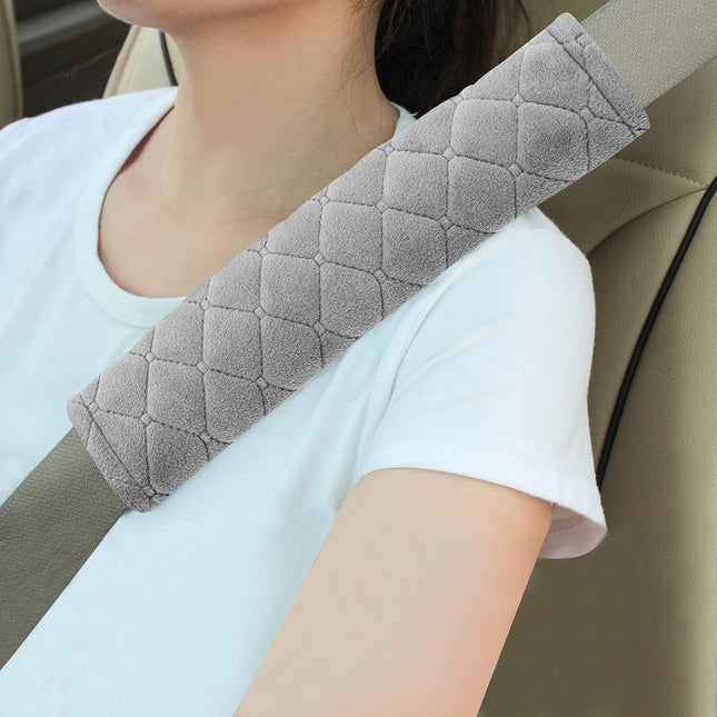 Soft Auto Seat Belt Cover Seatbelt Shoulder Pad Cushions 2 PCS Universal Fit for All Cars and Backpack for a More