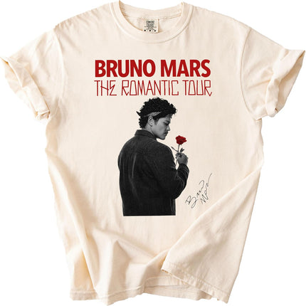 Bruno The Romantic Tour Shirt - Y2k Style Concert Tshirt - 2026 The Romantic Tour Concert Outfit