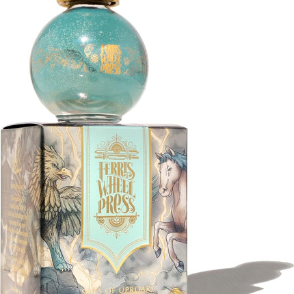 Ferris Wheel Press Ink, FerriTales Collection, Skies of Uproar, Sky Blue with Champagne Shimmer, 20ml Fountain Pen Ink Bottle