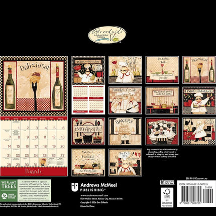 Home is in the Kitchen 2027 Deluxe Wall Calendar
