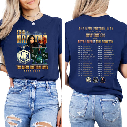 Retro R&B Tour Style Music T Shirt Vintage Concert Look Casual Short Sleeve Streetwear Tee
