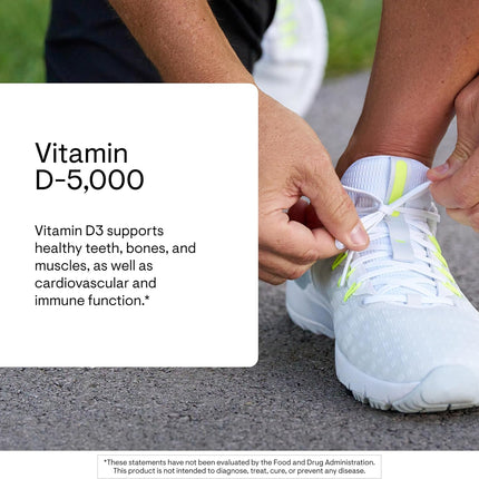 THORNE Vitamin D-5000 — NSF Sport Certified, 60 Capsules - image 3