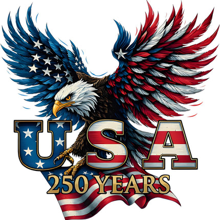 2pcs USA 250th Anniversary Merchandise - Car Decals and Stickers, Patriotic 1776-2026 Vinyl Bumper Stickers for Cars, 250 Years Commemorative Window Decal for Vehicles, Trucks