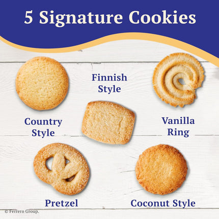 Royal Dansk Danish Butter Cookies, Premium Assorted Cookies in Gift Tin, Great for Sharing and Gifting, 12 oz