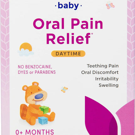 Hyland's Baby Daytime Soothing Tablets with Chamomilla, Natural Relief of Oral Discomfort, Irritability, and Swelling, Up to 62 Doses (Pack of 1, 125 Count Total)