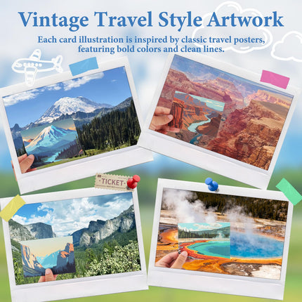 48 Pack Blank Cards National Parks Blank Greeting Cards and Envelopes