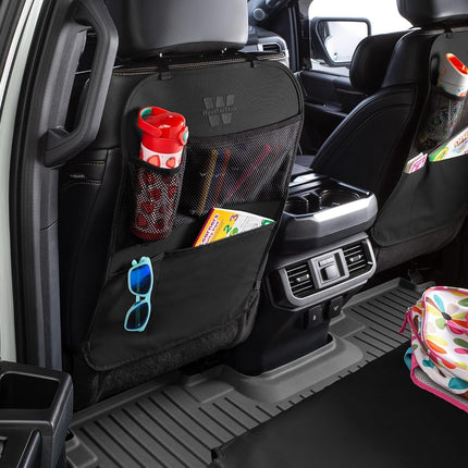 WeatherTech Seat Back Protector - Universal Kick Mat and Organizer for The Back of Your Seat - Black