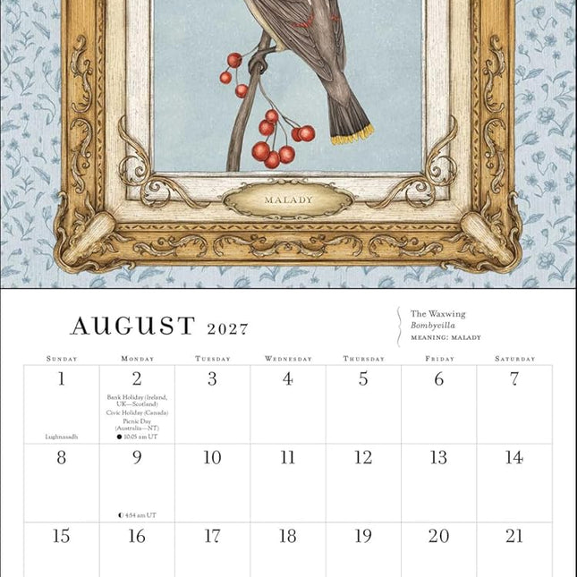 Ornithography 2027 Wall Calendar: Bird Lore & Symbolism - photo 2