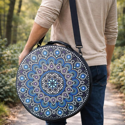 ARAW Shamanic Drums Bag, Bodhran Drum Case, Handmade Frame Drum Bag, Hand Drum Protection, Drum Case, Cordura Bag (16 Inches X 3 Inches)