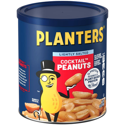 Dry Roasted Peanuts, Plant-Based Protein, Lightly Salted, Peanut Snack, 16 Oz Jar - photo 5