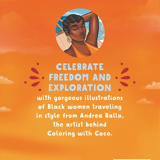 Coloring with Coco: Passport to Paradise: Relaxing Bold and Easy Coloring Book