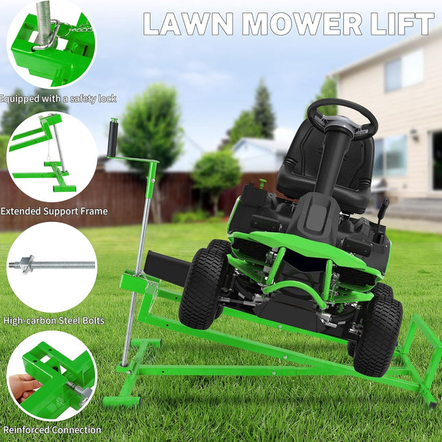 880 Lbs Capacity Telescopic Lift Jack – Foldable Design with Hand Crank & Electric Handle