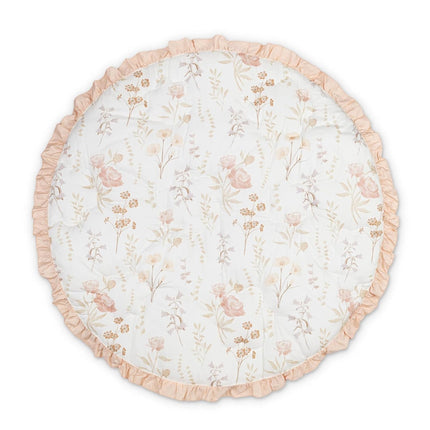 Crane Baby Activity Mat, Floor Mat for Babies and Toddlers, 36" x 36", Quilted Wildflower