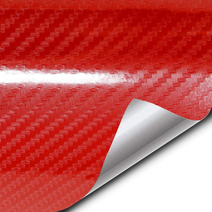 Epoxy High Gloss Carbon Vinyl Automotive Wrap Film DIY Easy to Install No Mess (1ft x 5ft, Black)