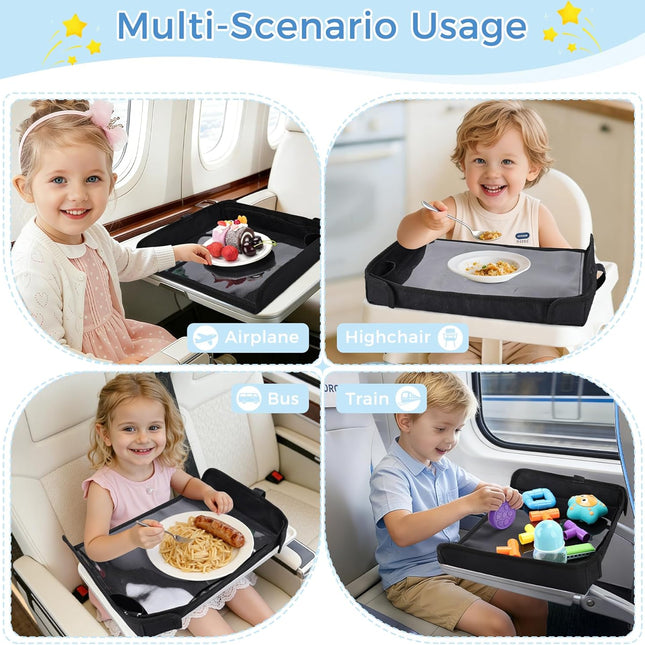 Foldable Airplane Tray Table Cover for Toddlers