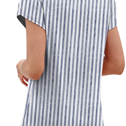 Womens Summer Tops Dressy Casual Blouses Short Sleeve Shirts for Women Business Casual Beach Vacation Outfits