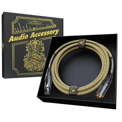 XLR Cables 10ft, Neutrik REAN Connectors, Dual Shielded