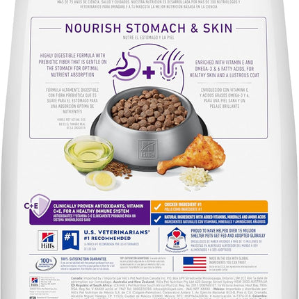 Hill's Science Diet Adult Sensitive Stomach & Skin Dry Dog Food, Chicken, 4 lb. Bag