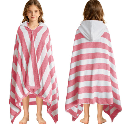 Toddler Hooded Towel Wrap, 3-10 Years, 100% Cotton,Daisy