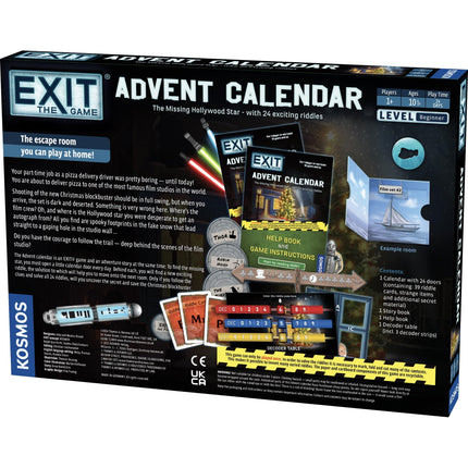 EXIT: The Game Advent Calendar - Missing Hollywood Star | Escape Game
