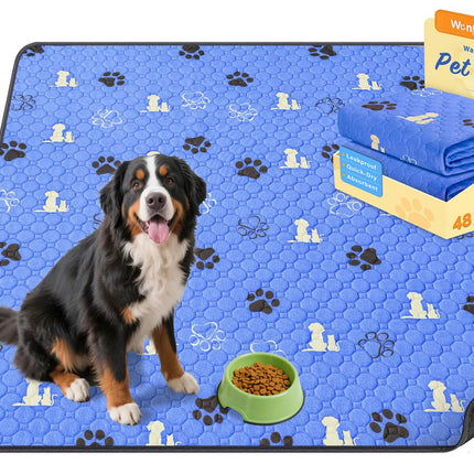 Washable Pee Pads for Dogs, Waterproof, 18 x 24 in, 4 Pack, Gray