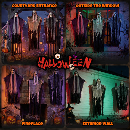 Halloween Decorations Outdoor Hanging Ghost: Spooky Haunted House Decor