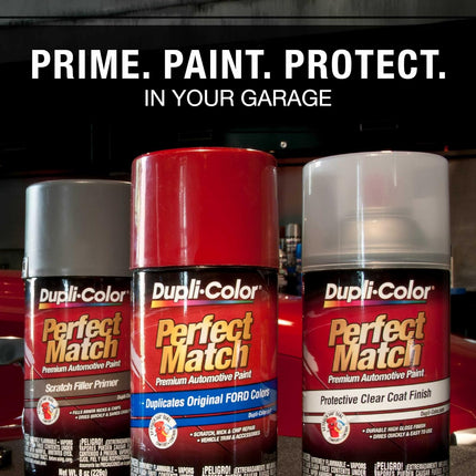 Dupli-Color Perfect Match Premium Automotive Paint, Bright Platinum (M), 8 oz