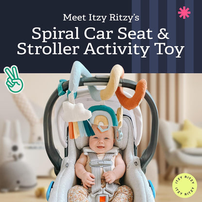 Rainbow Spiral Car Seat & Stroller Activity Toy - photo 2