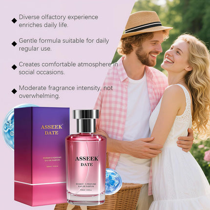 Luxury Perfume for Women, 80ml / 2.82 fl oz, Upgraded Long-Lasting Pistachio Vanilla Fragrance, Creamy Sweet Floral Scent with Almond & Jasmine Notes, Suitable for dates, parties, or as a gift.