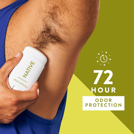 Native Deodorant Contains Naturally Derived Ingredients, 72 Hour Odor Control, Deodorant for Women and Men, Aluminum Free, Bergamot & Pine 2.65oz