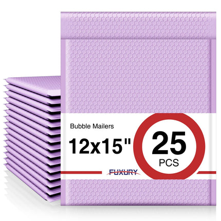 Bubble Mailers 12x15" White Padded Envelopes 25 Pack Self-Seal