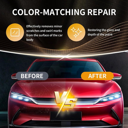 Car Scratch Remover for Vehicles Paint Scratch & Scuff Repair Kit with Rubbing Compound Scratch Removal Wax for Light Scratches, Swirls & Scuffs Safe for Cars, SUVs & Motorcycles – 4.2 oz