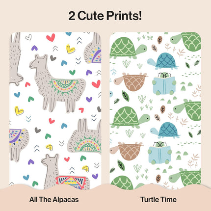 The Honest Company Comfort Dry Disposable Diapers for Sensitive Skin, Hypoallergenic, All The Alpacas + Turtle Time, Club Box Size 1 (8-14 lbs) 78 Count