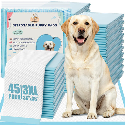 Puppy Pads XL 100 Count, Dog Pee Pads Extra Large, 34"x28" Pee Pads for Dogs, X-Large Disposable Dog Training Pads Super Absorbent&Leak-Proof, Crate Potty Piddle Pads for Doggy, Pet Supplies