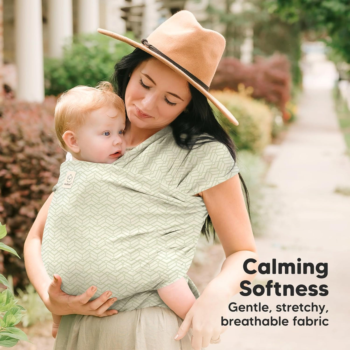 Baby Wrap Carrier - All in 1 Original Baby Carrier Newborn to Toddler Sling, Easy to Wear, Hands Free - photo 3