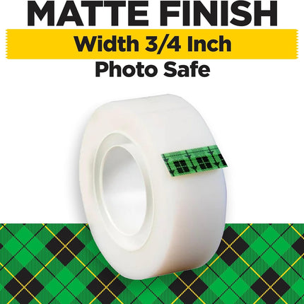Scotch Magic Tape, Invisible, Home Office Supplies and Back to School Supplies for College and Classrooms, 12 Rolls