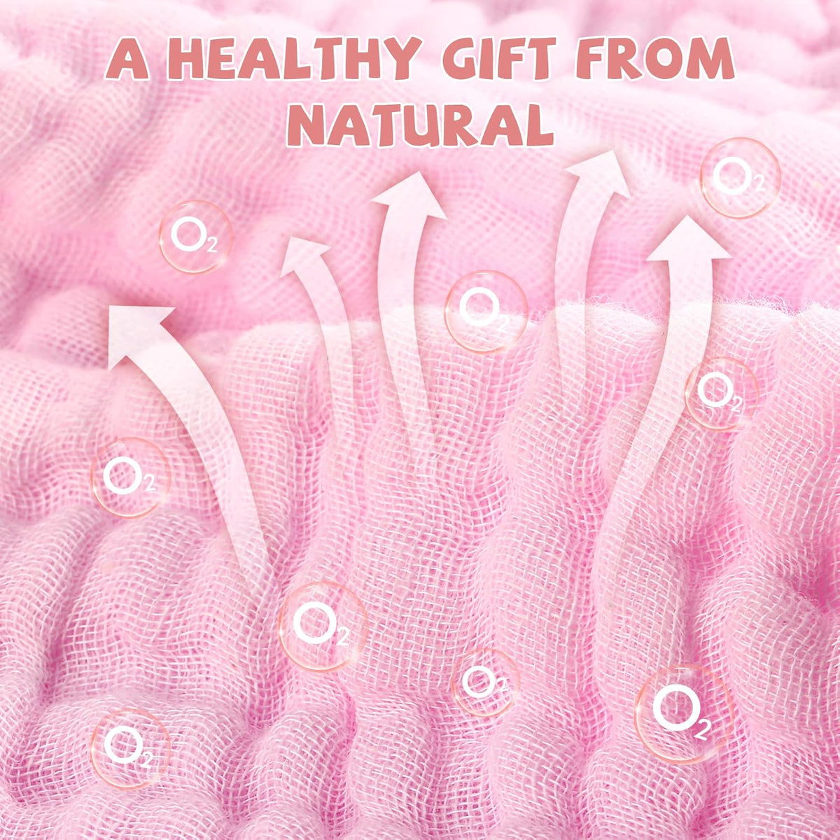 Baby Washcloths and Burp Cloths, Soft Absorbent Towels for Newborns, 6 Pack, 12x12 Inches, Pink - photo 3