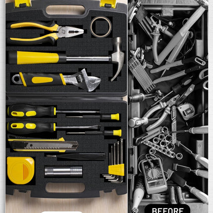 Pick and Pluck Foam 4-Pack (2P 16x12x2"+2P 16x12x0.4"). Tool Box Foam Organizer, High-Density - photo 5