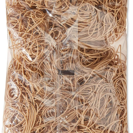 Amazon Basics Rubber Bands, Office Supplies, Size 19 (3-1/2 x 1/16 Inch), Stretchy, 1250 Bands/1 lb. Pack, 3-Pack, Tan