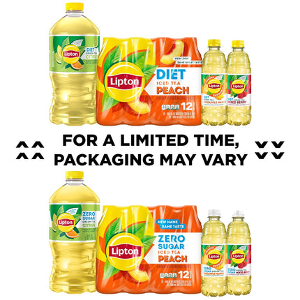 Lipton Diet Green Tea Citrus, 16.9 Fl Oz Bottles (Pack of 12)