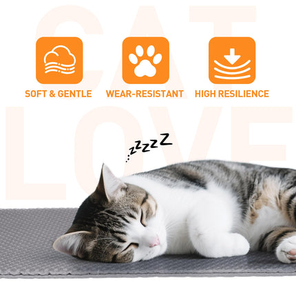 Cat Litter Mat 47"x33" Urine-Proof XL Litter Mat for Litter Box Mat