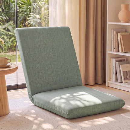 Floor Chair with Back Support 5 Position Adjustable,Pistachio Green,XL