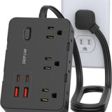 Surge Protector Power Strip, 3 FT Extension Cord with 6 AC Outlets 4