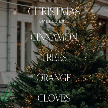 Christmas Scented Candle - Cinnamon, Trees, Orange, and Clove Scented Winter Candle - Christmas Candles - photo 5