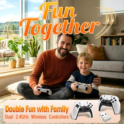 Retro Gaming Console 2026 Upgrade with 20000 Games, 4K HDMI Output 64GB Storage, Plug and Play Video Games for TV, Ideal Gift for Kids and Adults