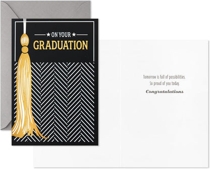 Graduation Cards Assortment, Black and Gold, Congratulations Grad (12 - photo 3